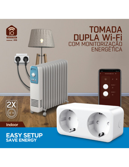 Enchufe Con USB WiFi - Cortinalia