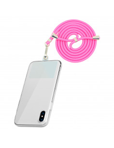 Cuerda para móvil Icoveri Universal Rosa - Funda para teléfono