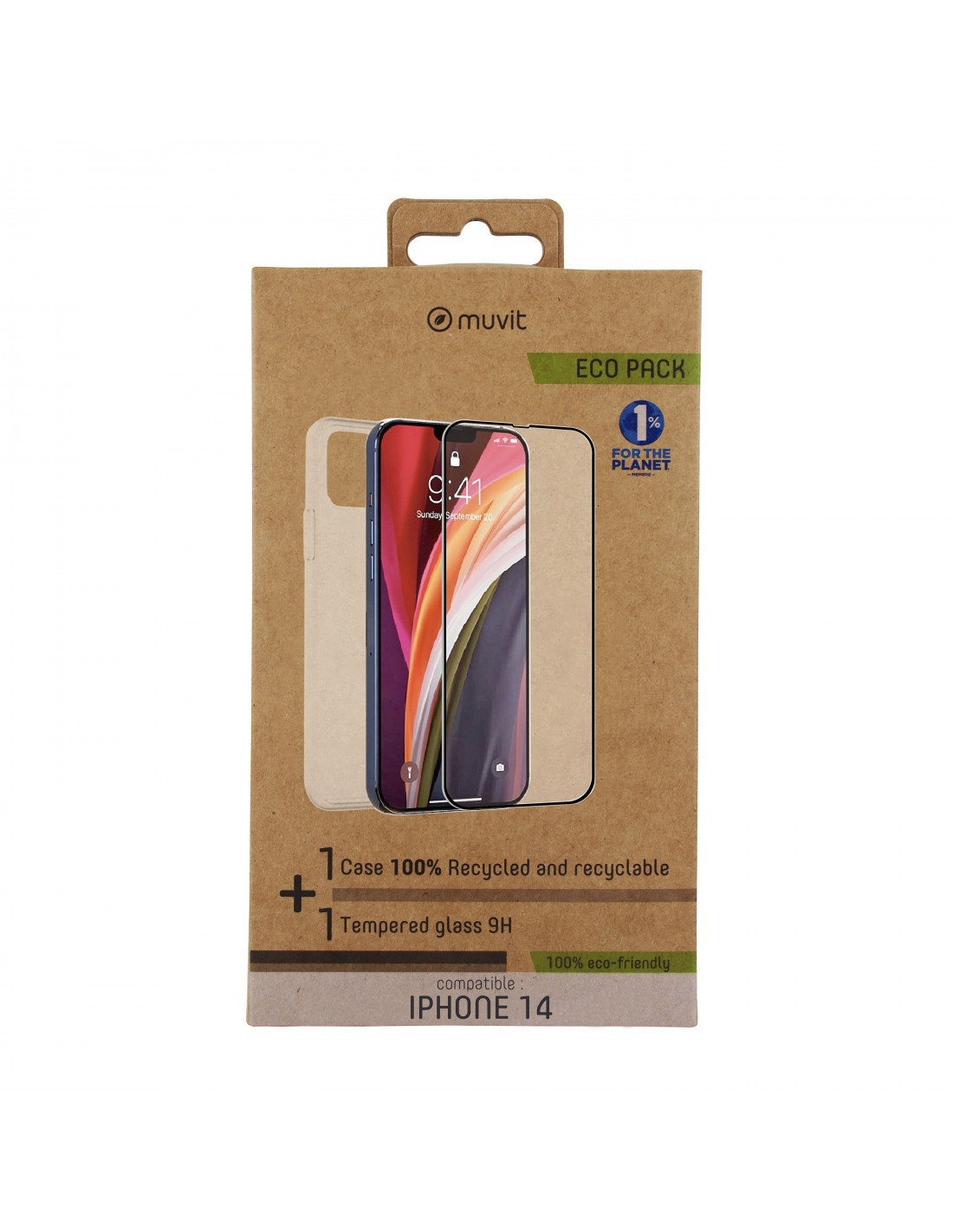 Muvit Funda + Protector de Pantalla Eco para iPhone 15 Pro Max al Mejor  Precio