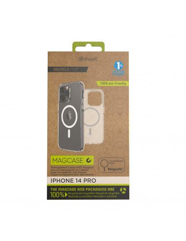 myway funda compatible con Apple iPhone 15 Pro transparente