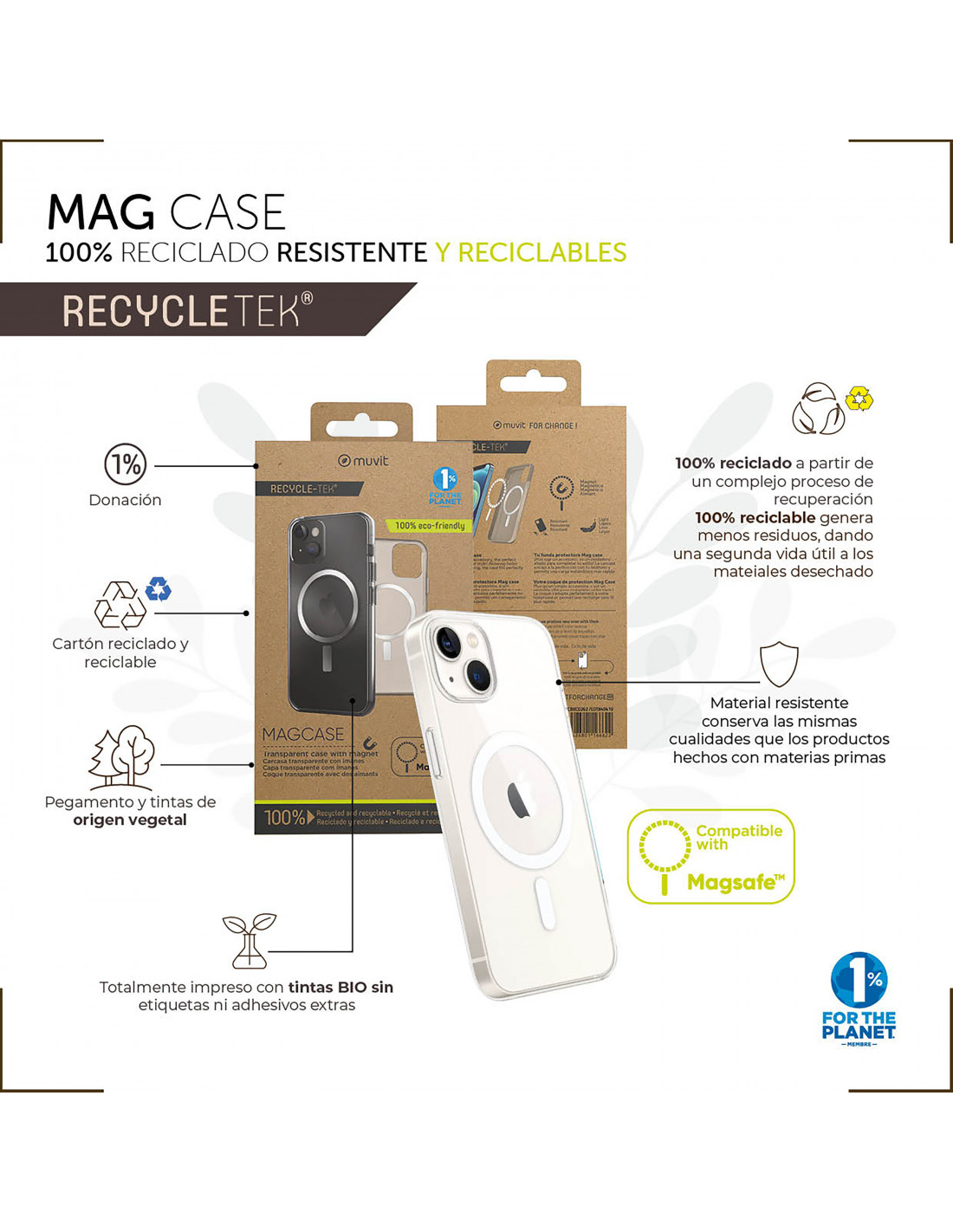 🆕 Funda MagSafe iPhone 14 Transparente 💰 ¡Compra en ShopDutyFree!🚀