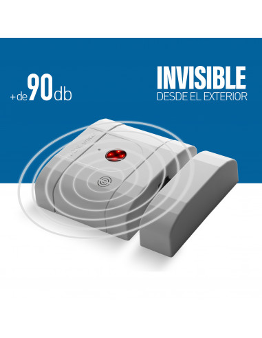Cerradura de sobreponer invisible iDuo-Pro® plata