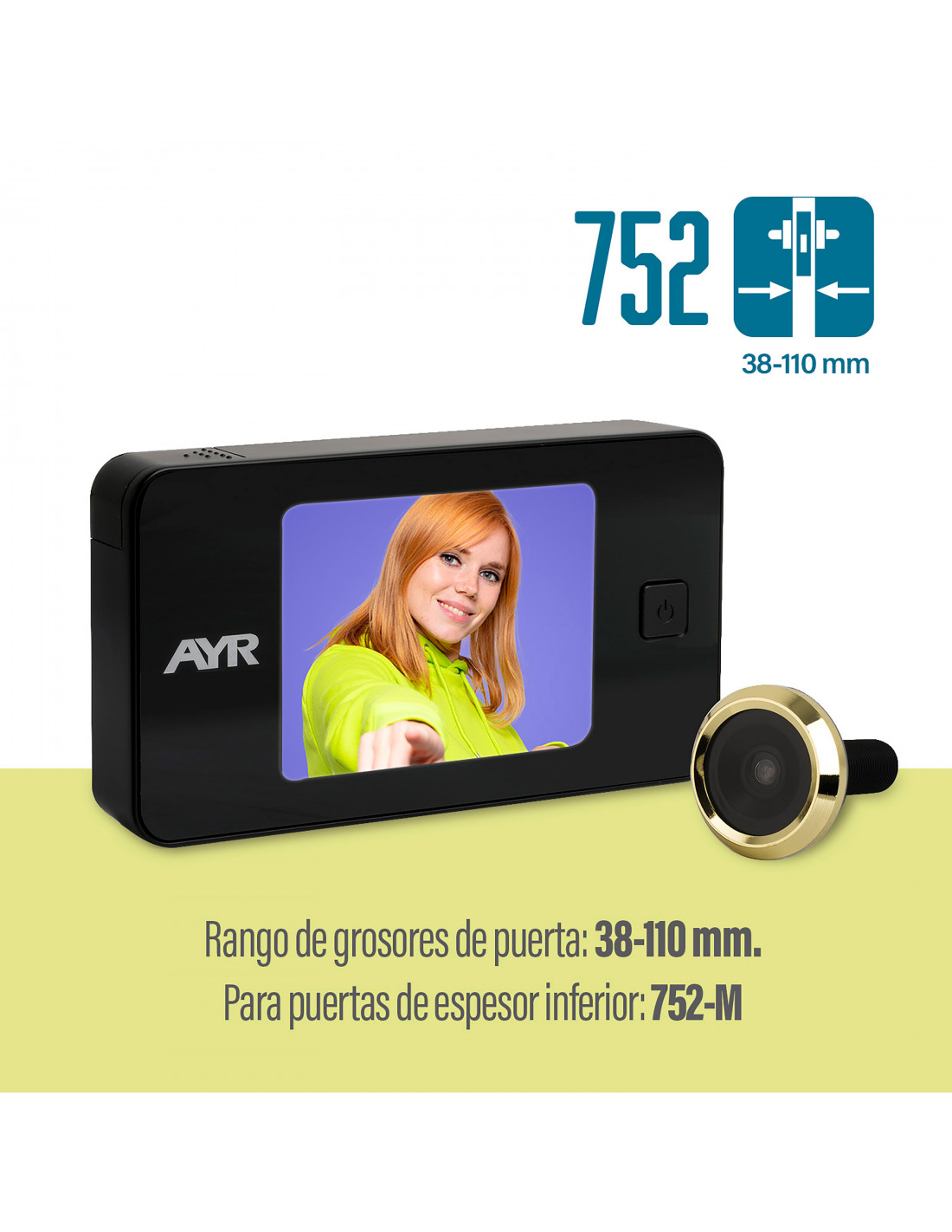 AYR Mirilla Digital WiFi 762 Black Edition