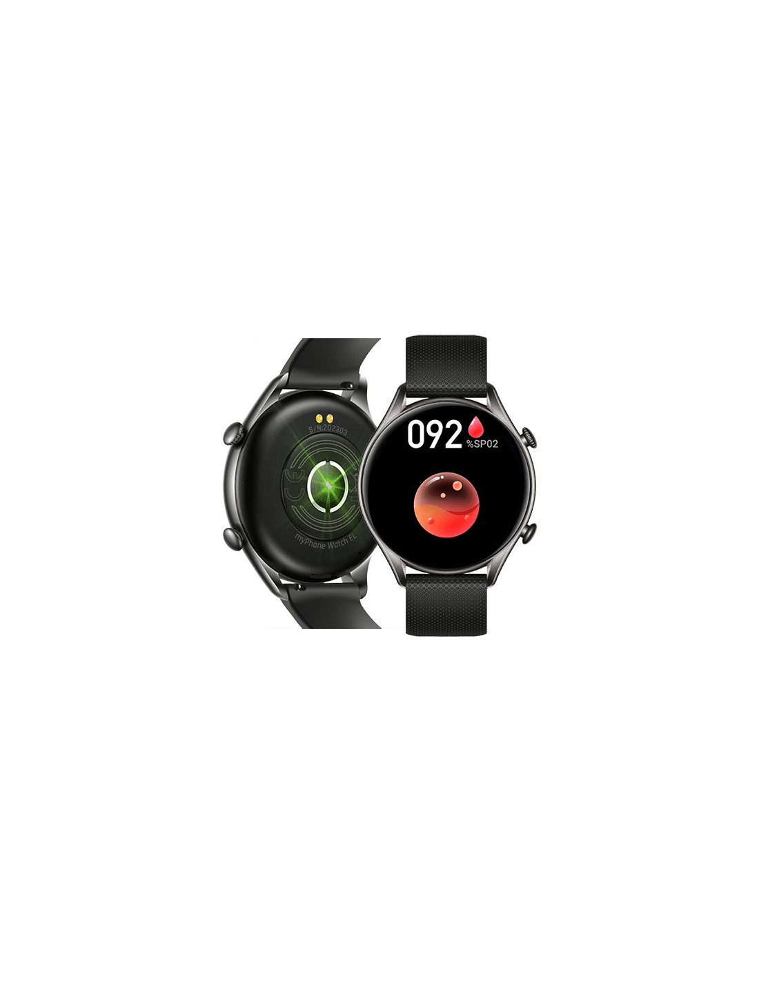 Reloj Smartwatch My Phone Watch El Black 1.32