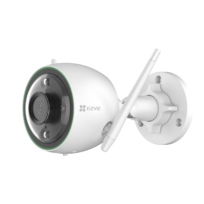 Ezviz cámara de vigilancia C3N, exterior, full HD, visión nocturna, wi-fi, blanco