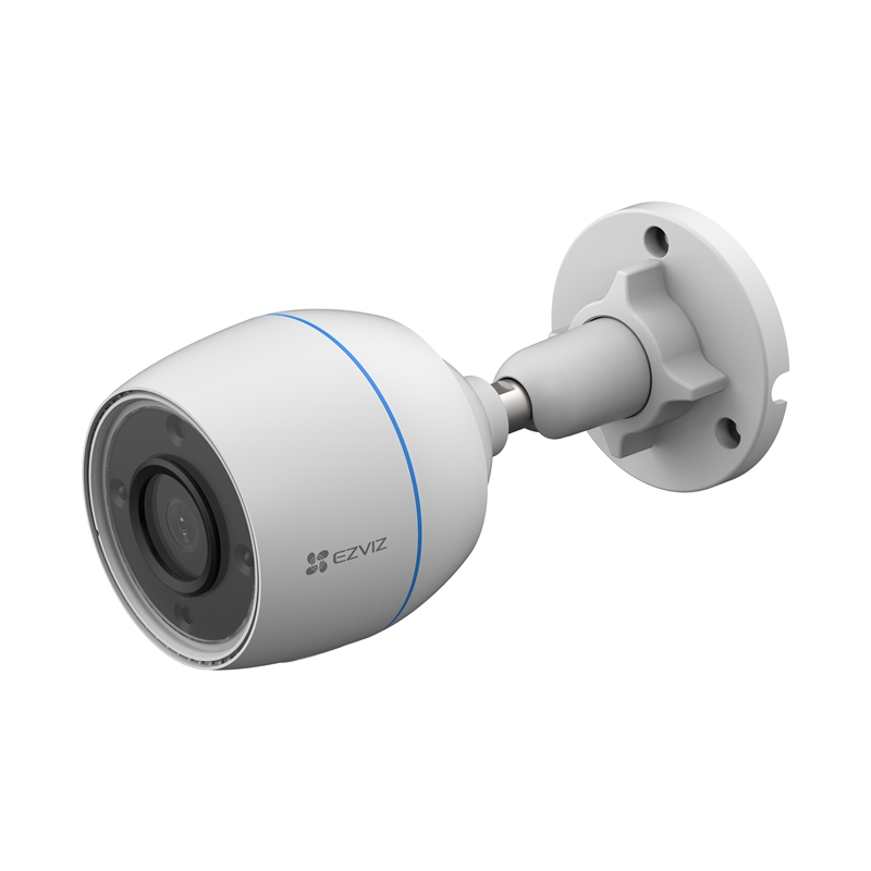 Ezviz cámara de vigilancia C3TN Color,exterior fija, 2 Mpx, visión nocturna, blanco