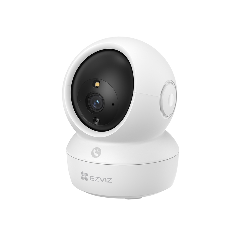 Ezviz cámara de vigilancia H6C 3MP 360º, interior, Wi-Fi, 2K+, visión nocturna, blanco