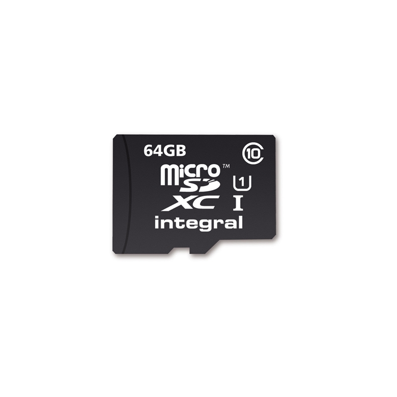 Integral Memory tarjeta memoria microSD XC 64GB clase 10