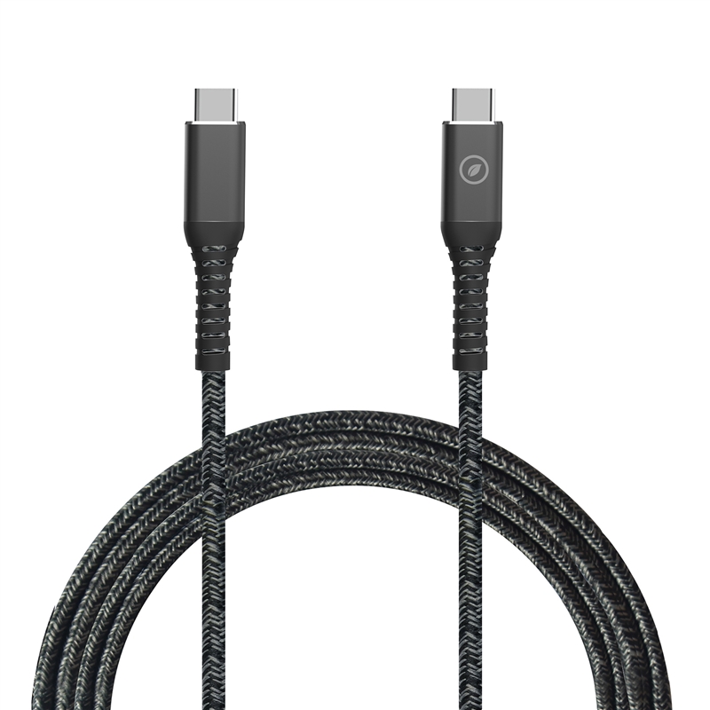 muvit for change cable Tipo C a Tipo C 5A/240W 1.2m resistente negro