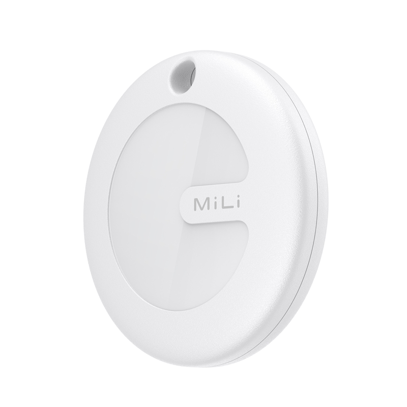 MiLi localizador MiTag para maletas compatible con Apple Find My blanco/negro