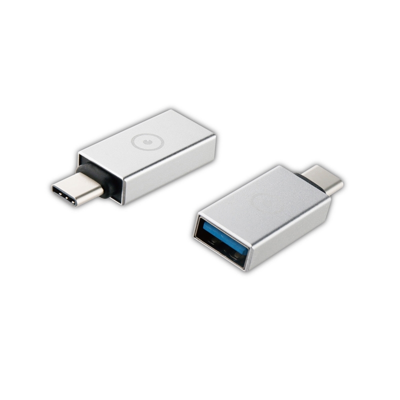 muvit adaptador USB OTG 3,0 a Tipo C Plata