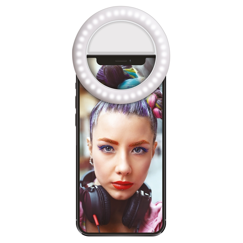 myway aro de luz led compatible con selfies blanco