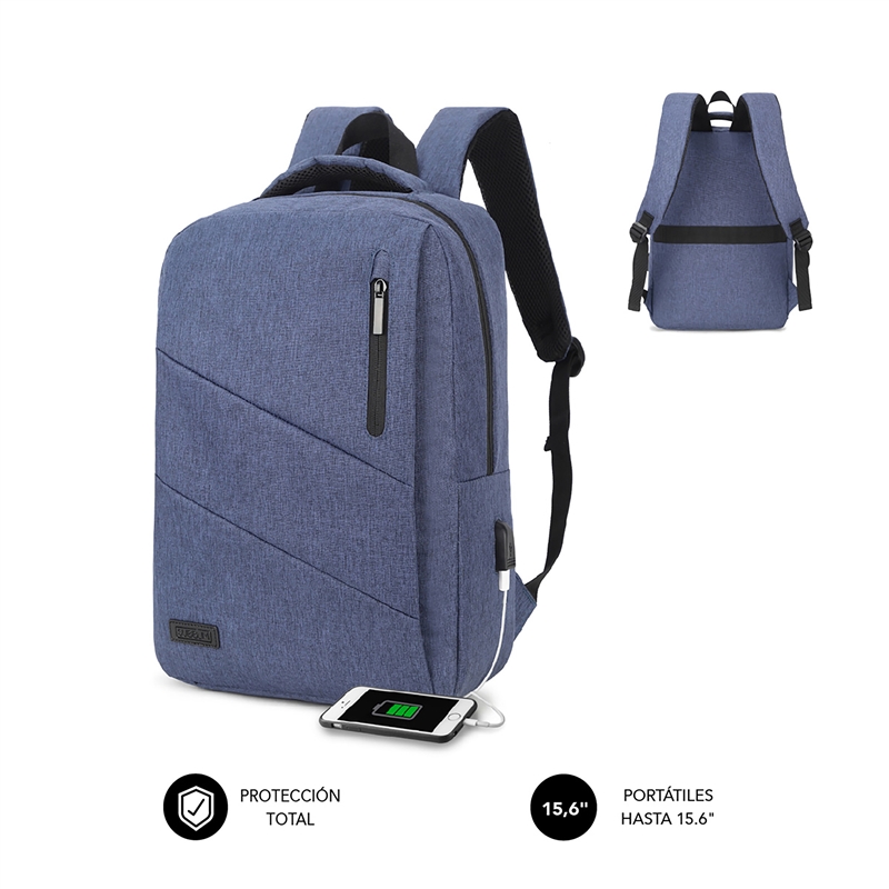 Subblim City mochila portátil 15,6" Azul