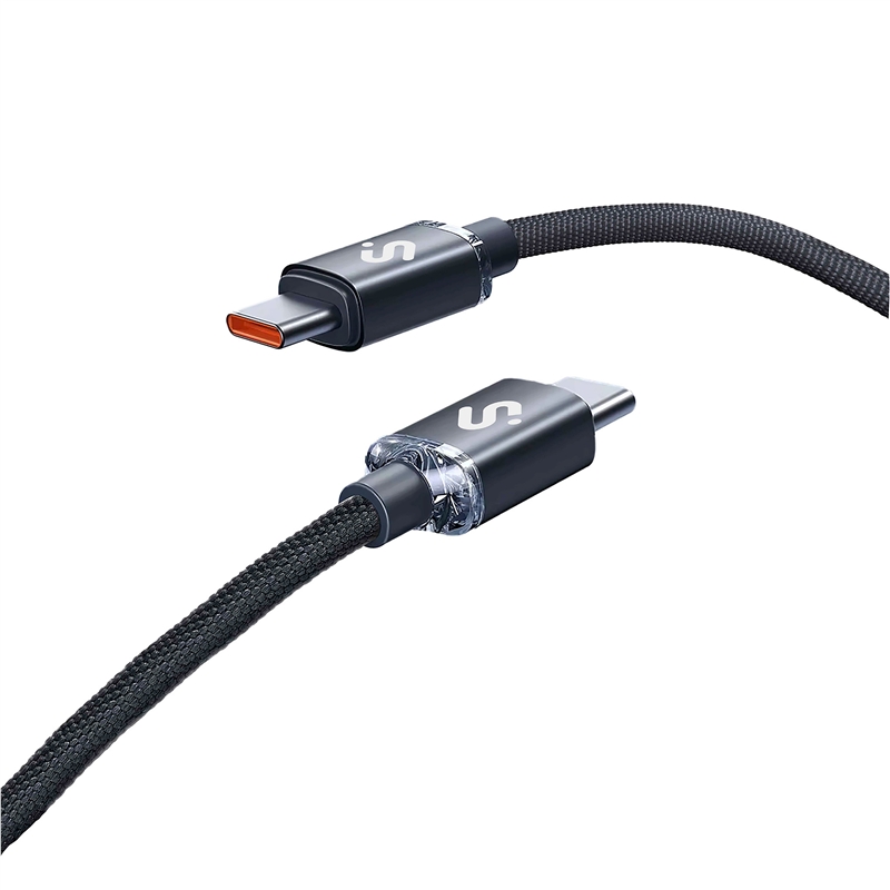 Subblim cable Optimus 60W Tipo C 1m smart chip negro