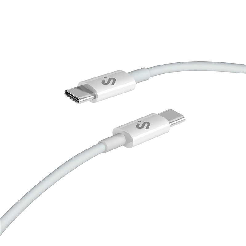 Subblim cable Plus 100W Tipo C 2m chip e-marker white