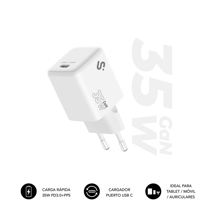 Subblim cargador GaN 35W USB-C