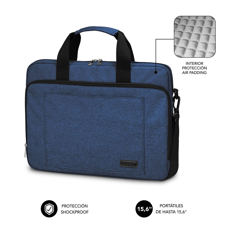 Subblim Air Padding maletín portátil 15,6" azul