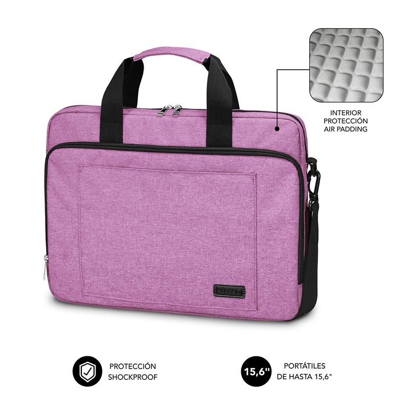 Subblim Air Padding maletín portátil 15,6" rosa